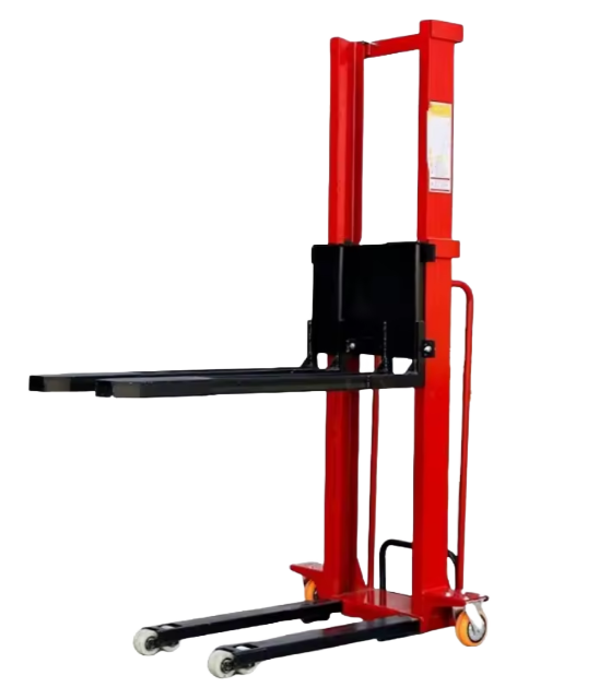 red self loading electric stacker risen 2